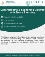 NEPS ESCI: Understanding & Supporting Children with Stress & Anxiety